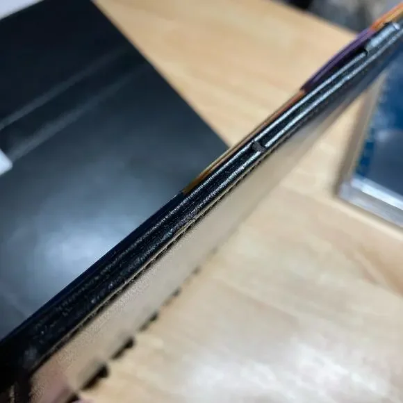 TUL Black Disc Binder w/2 sets of tabs and 50 pages Narrow Ruled Paper. Preowned - Picture 6 of 10